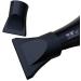 2 PCS/Set Professional Salon Hair Dryer Nozzle Replacement - Black Narrow Concentrator Blow Dryer Attachment - Fits Outer Dia 4.2-4.6cm - Buy Online on SooperMarket.com