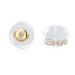 14K Real Solid Gold Earring Backs Hypoallergenic Soft Clear Silicone Backings Ear Piercing Replacements Secure Safety for Studs Drop Comfortable