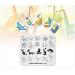 Chinese Style Nail Stamp Plate Set - 4 Origami Spring Designs for DIY Nail Art | Beijing Opera Templates - Buy Online on SooperMarket.com