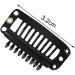 nuoshen 30 Pcs Wig Clips Snap Clips Hair Extensions Clips U-Shape Snap Clips 9 Teeth Comb Clips for Hair Extensions 3.2 cm - Buy Online on SooperMarket.com