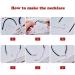 Pandahall 50pcs 304 Stainless Steel Fold Over Crimp Cord Ends for Jewelry Making 8x4mm - Buy Online on SooperMarket.com