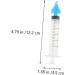 6pcs Ear Wax Remover Syringe Set for Vacuum Cleaner - Ear Cleaning Tool Kit - Buy Online on SooperMarket.com