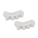 HEIMEABI Therapeutic Spacer for Toe Divider Toe Toe Spreader Relief Toe Separator Foot Care Diabetes Foot Cream (White One Size) One Size White