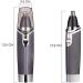 Waterproof Ear and Nose Hair Trimmer Precision Facial Trimmer for Men & Women Easy Cleansing Battery-Operated Family Friendly - Buy Online on SooperMarket.com