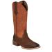 Justin Women's Breakaway Moka Western Boot Broad Square Toe Tan 9 M US