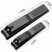 Black Manicure Nail Clippers for Nails and Toenails Super Sharp Stainless Steel Nose Clippers S - Buy Online on SooperMarket.com