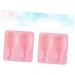 HOMSFOU 4 Pcs Silicone Molds Fondant Molds De para Gelatinas Silicone Cake Mold Silicone Baking Mold DIY Baking Molds Complementary Food Drumstick Pinkx2pcs 15.8*14.9 CMx2pcs - Buy Online on SooperMarket.com