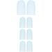 8 Pairs of Silicone Toe Spreaders for Calluses and Corns - Breathable and Stretchy Toe Sleeves for Pain Relief - 5.6x2cm - Buy Online on SooperMarket.com