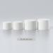 Zeoabsy 4-Piece 30ml Thick Shine White Round Plastic Crucibles with Screw Caps - Perfect for Ointments Lip Balm and Cosmetic Creams | Includes 4 Spatulas - Buy Online on SooperMarket.com