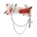 Furry HairPins Girl Subculture Bloodstain Brooch Great for Most Hair Type Hair Clip with Pin for Lady Women Girl Red
