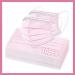 Pink Disposable Face Mask | 3 Ply Protection Layer | Face Dust Cover for Indoor Office | Restaurant Server Masks | Outdoor (10pcs-Pink) 1 Count (Pack of 10)