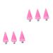 DOITOOL 6 Pcs Rhinestones Picker Head Diy Jewel Picker Nail Beads Wax Head Rhinestone Studs Picker Beads Picker Head Nail Diamond Picker Wax Pen Tips Crystal Picker Tips Double Head Pink