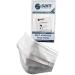 Buy SAM Self Adhesive Masks - 50 Individually Wrapped 3-Ply Face Coverings with Wet Wipe for Global Shipping - Buy Online on SooperMarket.com