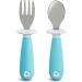 Munchkin Toddler Fork and Spoon Set - 1 Fork & 1 Spoon - Assorted Colors - Buy Online on SooperMarket.com