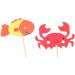 Vctitil 24pcs/Set Ocean Animal Cupcake Toppers Under The Sea Party Cake Flags Baby Shower Birthday Party Cake Decorations - Buy Online on SooperMarket.com