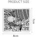 Christmas Theme Nail Art Stamping Plate - DIY Manicure Print Tool - Buy Online on SooperMarket.com
