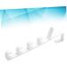 Cabilock 3pcs 5 The Hooks Coat Towel Hat Holders Rack Hangerwhitel Hanging Multifunctional Over Door Plastic medium White - Buy Online on SooperMarket.com