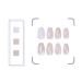24pcs Christmas Snowflake Ballerina Press-On Nails | Acrylic Coffin Nail Tips for Women & Girls - Perfect Holiday Nail Art - Buy Online on SooperMarket.com