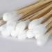 Kingzhuo Cotton Swabs - 10.2 cm Wooden Sticks for Medical Wound Care & Skin Cleaning | 1000 Pieces | Ideal for Home Office & School - Buy Online on SooperMarket.com