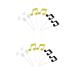 HOMSFOU 72 Pcs Cake Decoration Kids Birthday Cupcake Topper Cupcake Toppers Cute Cupcake Topper Glitter Cupcake Topper Decked Kids Top Hat Decorative Cake Toppers Music Baby Decorations As Shownx2pcs Mx2pcs