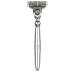 Buy Edwin Jagger Bulbous Chrome 3 Piece Mach3 Set - Silver Tip Brush - International Shipping Available - Buy Online on SooperMarket.com