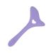 Reusable Silicone Eyeliner & Eyebrow Stencil Set with Cream Applicator - Purple - Buy Online on SooperMarket.com