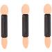 10pcs Disposable Double End Eyeshadow Brush Sponge Tip Oval Eyeshadow Applicator Black - Buy Online on SooperMarket.com