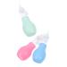 Healvian 3pcs Anti Reflux Nasal Aspirator Baby Suction Bowl Infant Nasal Aspirator Baby Nose Baby Nose Bulb Baby Bulb Syringe Nose Sucker Bulb Silicone Infant Nose Mucus Aspirator Child