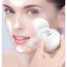 Vibrating Facial Cleansing Brush - 3-in-1 Electric Exfoliating Massager for Deep Cleaning | Waterproof & Rechargeable - White - Buy Online on SooperMarket.com