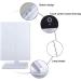 Lighted Trifold Makeup Vanity Mirror with 24 Dimmable LEDs - 1X/2X/3X Magnification for Makeup, Shaving, Dressing Table - Vanity Desk Essential - Buy Online on SooperMarket.com