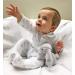 Magnet Mouse Original Magic Mouse Sleepsuit | Cotton Onesie | Magnetic Fastenings | Pale Blue | 6 Months - Buy Online on SooperMarket.com