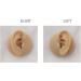Soft Silicone Human Ear Simulation Template Jewelry Display for Earrings Suitable for Ear Lobe Drilling Exercises and Exercises - Buy Online on SooperMarket.com