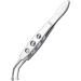 Dajidafu Stainless Steel Eyelid Precision Tweezers Eye Clogging Removal Cleaning Clamps Tools with Non-Slip Handle Personal Care Small Round Tip - Buy Online on SooperMarket.com
