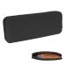 brush bubble Makeup brush travel case zippered pouch, silicone makeup brush holder travel, a storage & purse organizer for brushes & makeup tools to protect make up accessories & cosmetics bag, black Black Travel Zipper Pouch