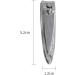 2-inch mini nail cutter file and key chain 3-piece nail cutter set - Buy Online on SooperMarket.com