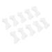 Silicone Hearing Amplifier Dust Cover 10pcs Hearing Amplifier Protective Cover Sound Lanyard Accessories To Prevent Loss (A312S)
