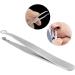 Nose Hair Tweezers Stainless Steel Round Tip Face Hair Remover Eyelash Eyebrow Tweezers Manicure Tackle - Buy Online on SooperMarket.com