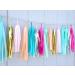 Binpeng 9.8in Blue Tissue Paper Tassel DIY Hanging Decorations - 20PCS 25cm Blue Garland for Party, Wedding, Baby Shower - Buy Online on SooperMarket.com