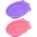Makeup Brush Cleaning Mat Foldable Brush Cleaner Bowl Silicone Brush Cleaner Pad for Sponge Pink Cleaning pads - Buy Online on SooperMarket.com