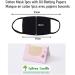 Korean Unisex Kpop Basic Black Cotton Face Mask + Oil Blotting Paper Bundle - Buy Online on SooperMarket.com