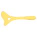 Stencils Multifunctional Eye Makeup Tool Silicone Aid Cream Applicator Mascara Shield Winged Tip for Eye Shadow Mascara Drawing (Yellow)