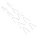 10pcs Sound Aid Tube R Type Prevent Earwax PVC Sound Amplifiers Earmold Tubing Set 3.3 * 2mm Sound Aid Tubing Replacement Ear Tubes Hearings Aid Tubes for