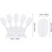 Nail Color Card - 4 Colors 50 pcs Nail Art Tips for Manicure Polish Gel Display - White - Buy Online on SooperMarket.com