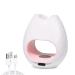 UV LED Nail Lamp Mini White USB Gel Nail Lamp 16W Portable Rose Shape Nail Dryer for Gel Nails Polish Manicure Nail Art Tools Accessories(Button Model) White(button Model)