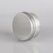 Zeoabsy 10-Piece Silver Aluminum Tins - 80ml Round Screw Cap Cans for Cosmetics Candles & Ointments | Includes 5 Spatulas & Label - Buy Online on SooperMarket.com