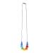 Safe & Vibrant Baby Teething Chew Necklace | Food Grade Silicone Teether - Style 1 - Buy Online on SooperMarket.com