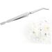 FOMIYES 1pc Tweezers Nail Art Clip Nail Pincher Manicure Tool 17*0.9cm Silver - Buy Online on SooperMarket.com