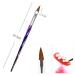 MWoot 10-Part Nail Brush Set | Nail Art Painting & Drawing Brushes for UV Gel & Acrylic Fingerails | Nail Liner Brushes & Accessories for Pedicure & Manicure - Buy Online on SooperMarket.com