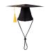 Pet Graduation Cap Dog Graduation Hat with Yellow Tassel Pet Grad Costume Party Apparel Holiday Accessory for Dogs Cats
