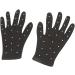Guangcailun Fashion Figure Skating Gloves - Breathable UV Protection & Crystal Design for Cycling & Outdoor Performance - Buy Online on SooperMarket.com